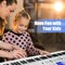 61-Key Portable Multi-functional Electronic Piano Keyboard with 2 Power Supply Modes